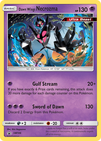 Dawn Wings Necrozma (SM106) [Sun &amp; Moon: Black Star Promos] 