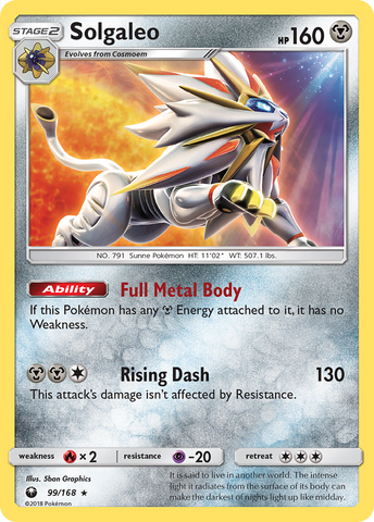 Solgaleo (99/168) [Sun &amp; Moon: Celestial Storm] 