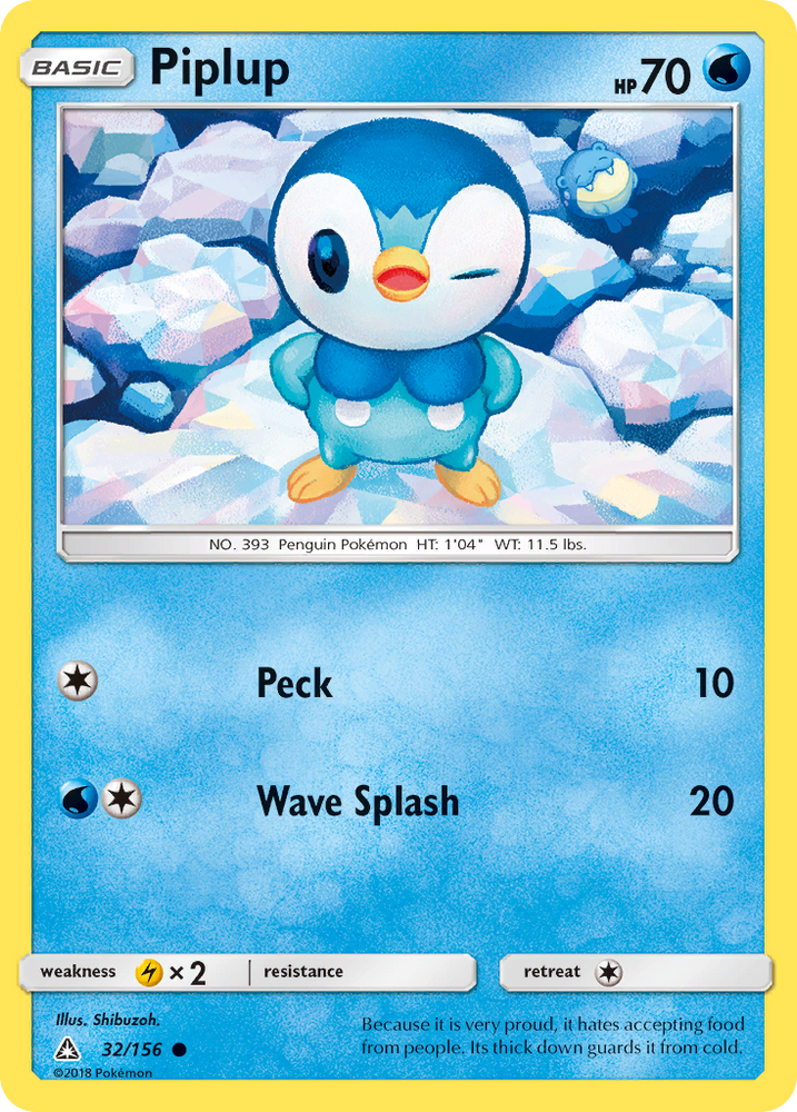 Piplup (32/156) [Sun &amp; Moon: Ultra Prism] 