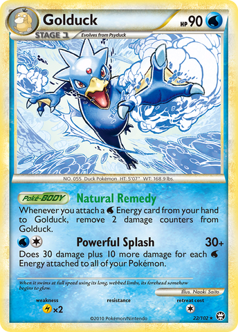 Golduck (22/102) [HeartGold &amp; SoulSilver: Triumphant] 