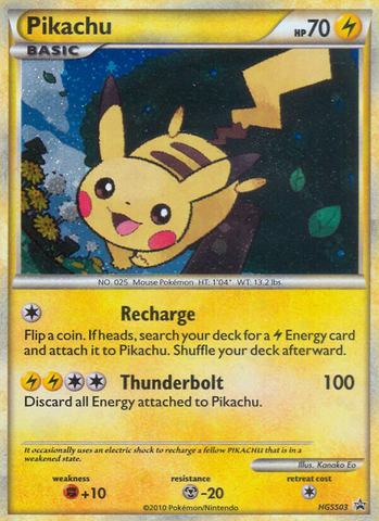Pikachu (HGSS03) [HeartGold &amp; SoulSilver: Black Star Promos] 