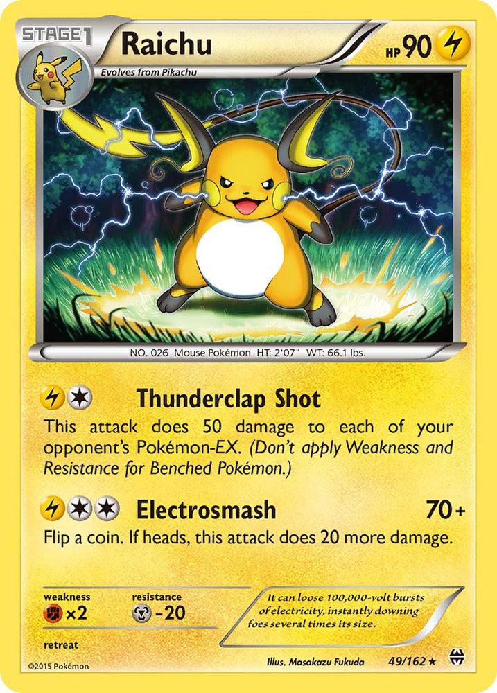 Raichu (49/162) (Theme Deck Exclusive) [XY:BREAKthrough] 