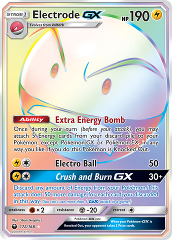 GX Electrode (172/168) [Sun &amp; Moon: Celestial Storm] 