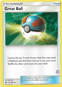 Great Ball (119/149) (Deck Exclusive #25) [Sun &amp; Moon: Trainer Kit - Alolan Sandslash] 