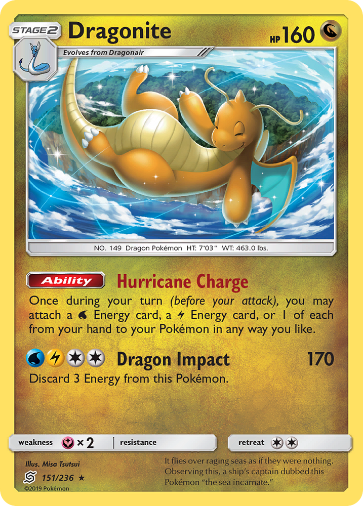 Dragonite (151/236) [Sun &amp; Moon: Unified Minds] 