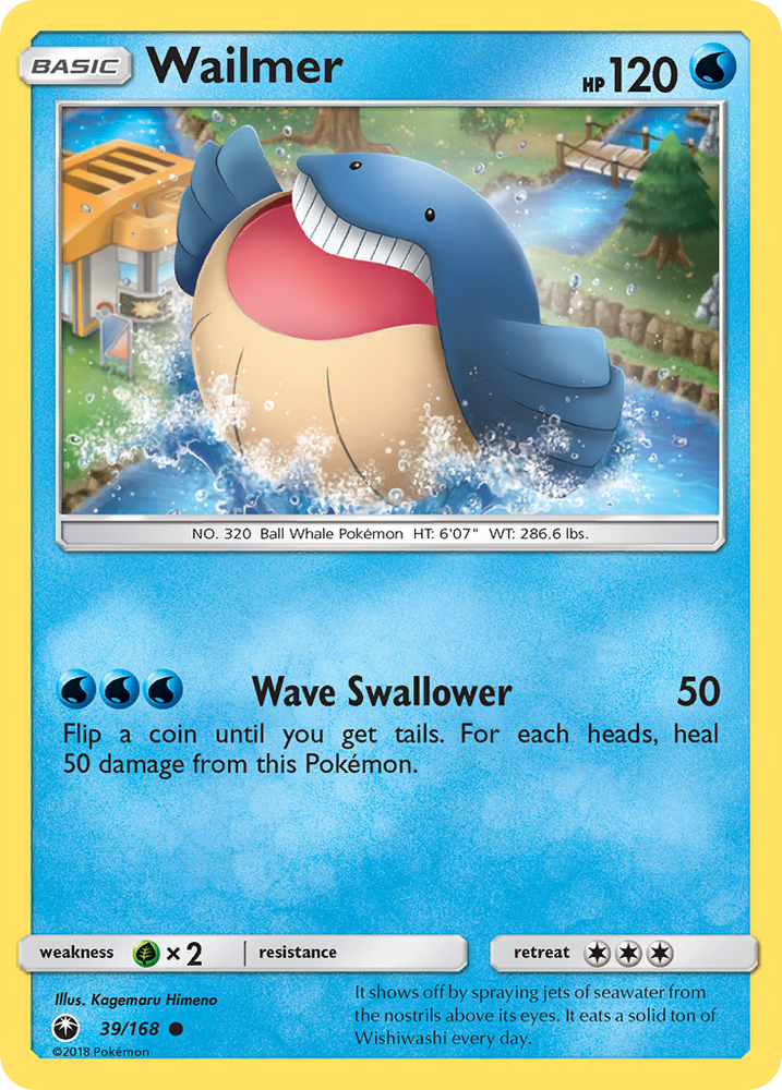 Wailmer (39/168) [Sun &amp; Moon: Celestial Storm] 