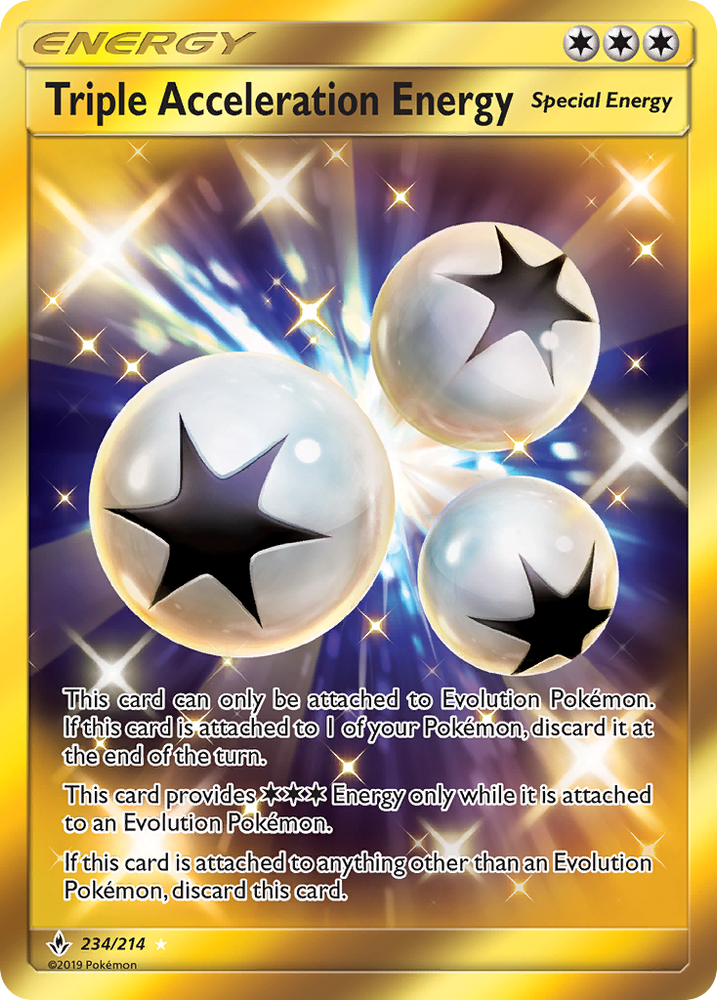 Triple Acceleration Energy (234/214) [Sun &amp; Moon: Unbroken Bonds] 