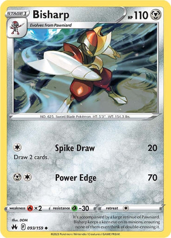 Bisharp (093/159) [Sword &amp; Shield: Crown Zenith] 