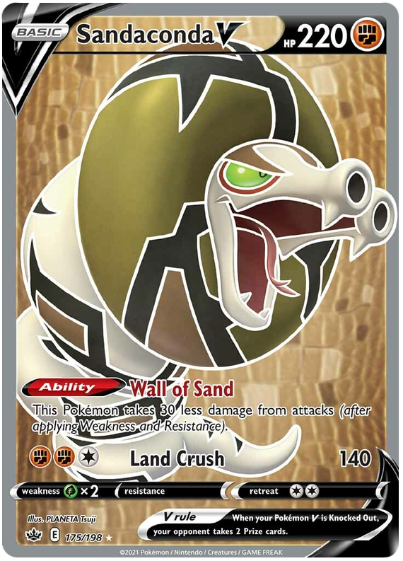 Sandaconda V (175/198) [Sword &amp; Shield: Chilling Reign] 