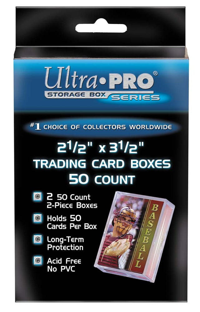 Ultra PRO: Trading Cards Boxes - 50 count (2 1/2" x 3 1/2")