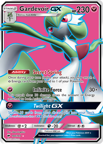 Gardevoir GX (140/147) [Sun &amp; Moon: Burning Shadows] 