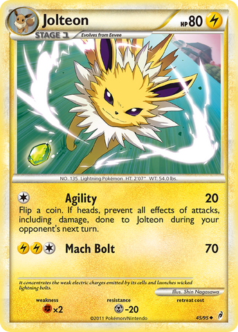 Jolteon (45/95) [HeartGold &amp; SoulSilver: Call of Legends] 