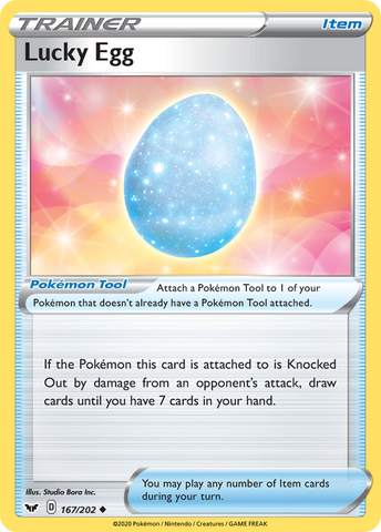 Lucky Egg (167/202) [Sword &amp; Shield: Base Set] 