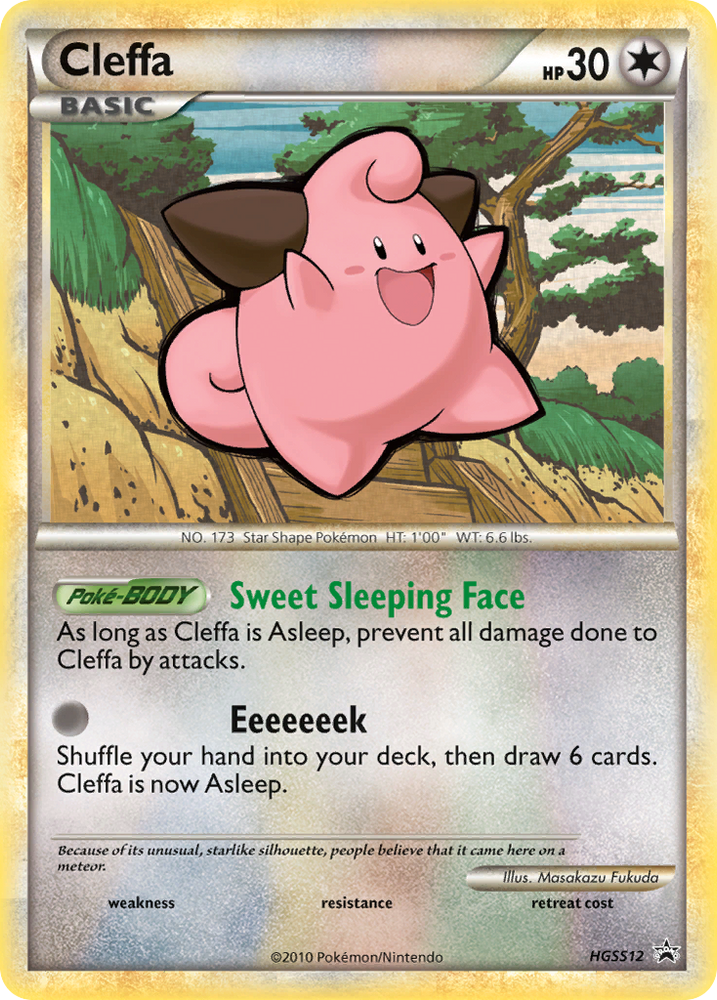 Cleffa (HGSS12) [HeartGold &amp; SoulSilver: Black Star Promos] 