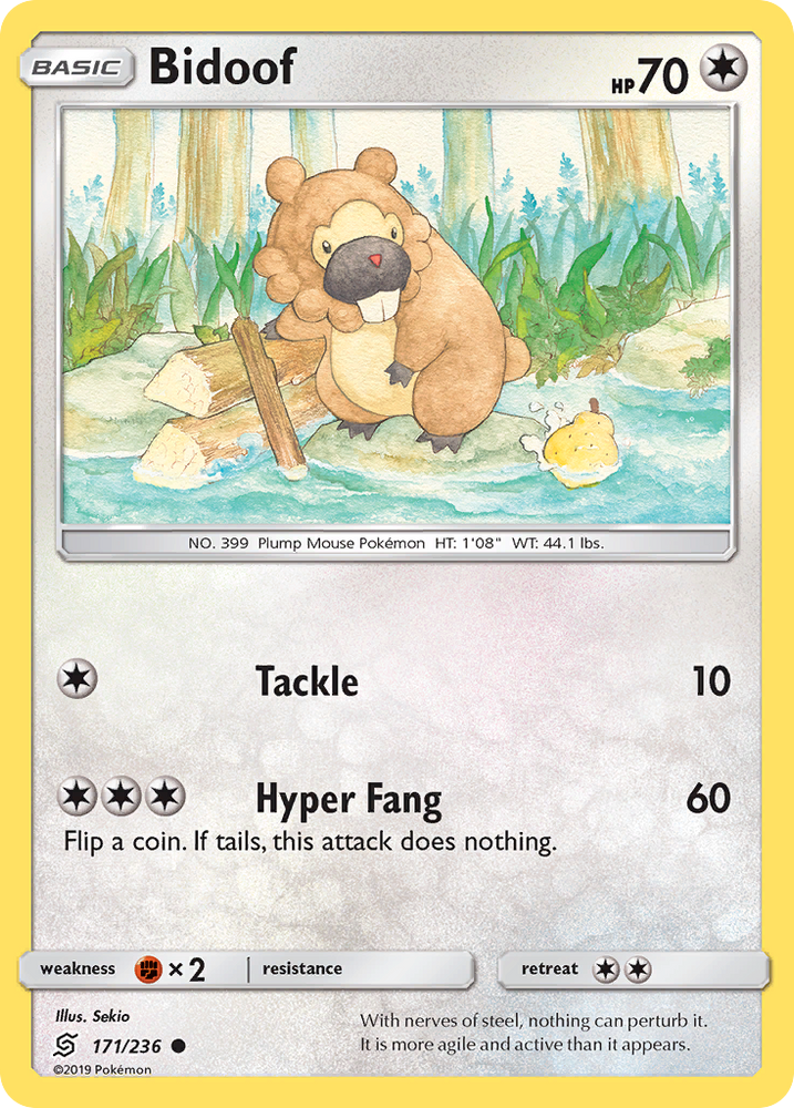 Bidoof (171/236) [Sun &amp; Moon: Unified Minds] 