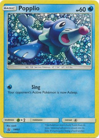 Popplio (SM03) (General Mills Promo) [Sun &amp; Moon: Black Star Promos] 