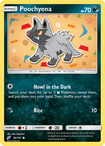 Poochyena (86/181) [Sun &amp; Moon: Team Up] 