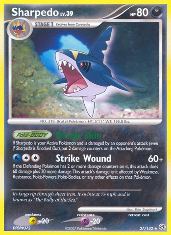Sharpedo (37/132) [Diamond &amp; Pearl: Secret Wonders] 