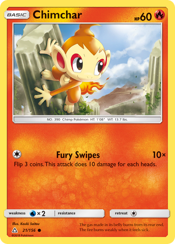 Chimchar (21/156) [Sun &amp; Moon: Ultra Prism] 