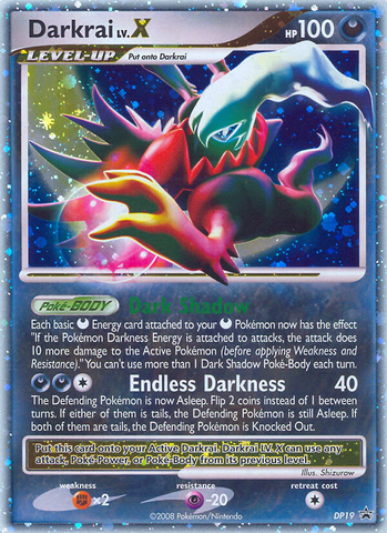 Darkrai LV.X (DP19) [Diamond &amp; Pearl: Black Star Promos] 