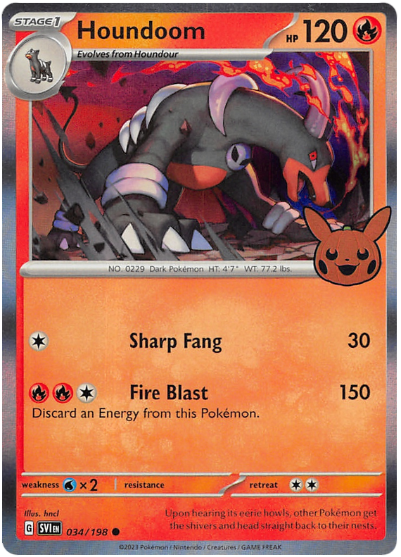 Houndoom (034/198) [Trick or Trade 2023]