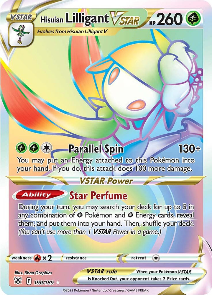 Hisuian Lilligant VSTAR (190/189) [Sword &amp; Shield: Astral Radiance] 