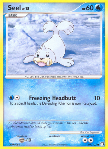 Seel (97/123) [Diamond &amp; Pearl: Mysterious Treasures] 