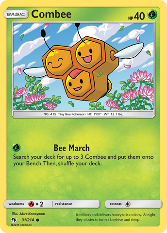 Combee (31/214) [Sun &amp; Moon: Lost Thunder] 