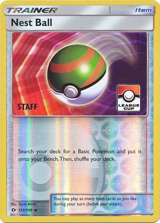 Nest Ball (123/149) (League Promo Staff) [Sun &amp; Moon: Base Set] 