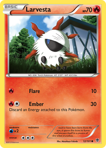 Larvesta (12/101) [Black &amp; White: Plasma Blast] 