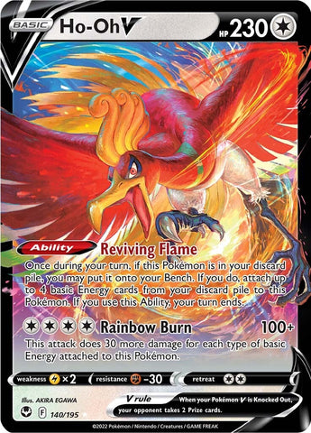 Ho-oh V (140/195) [Sword &amp; Shield: Silver Tempest] 