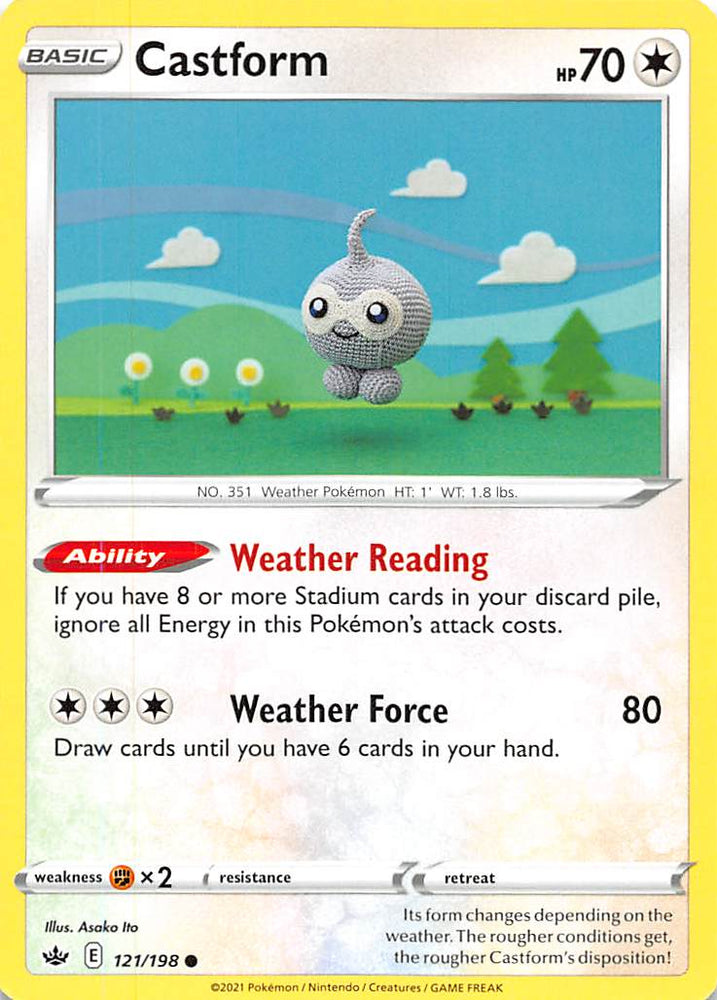 Castform (121/198) [Sword &amp; Shield: Chilling Reign] 