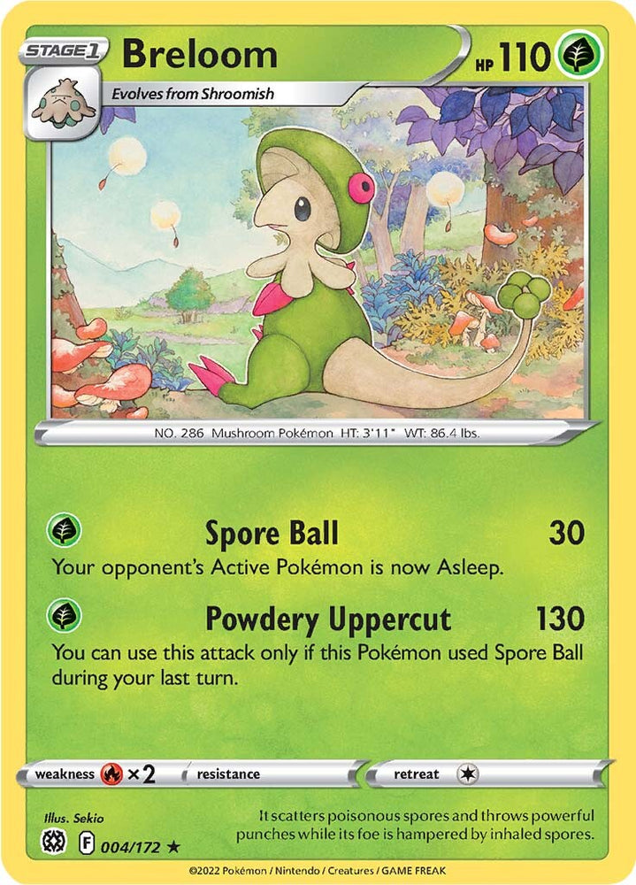 Breloom (004/172) [Sword &amp; Shield: Brilliant Stars] 