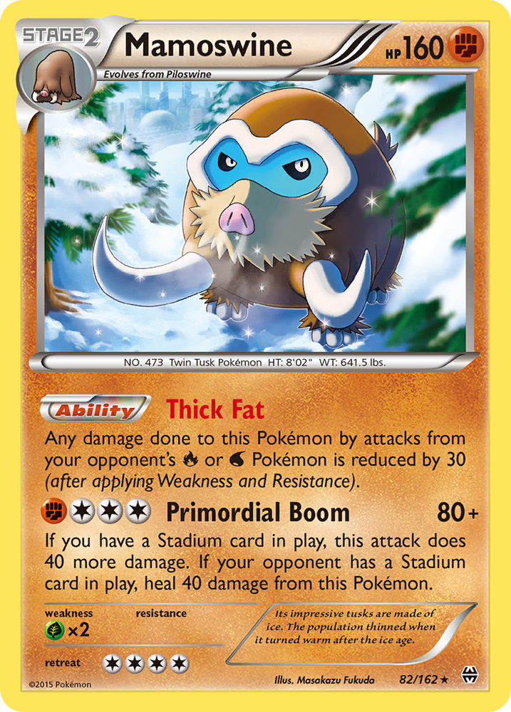 Mamoswine (82/162) [XY:BREAKthrough] 