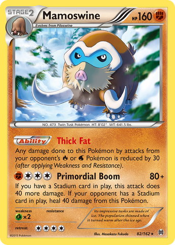 Mamoswine (82/162) [XY:BREAKthrough] 