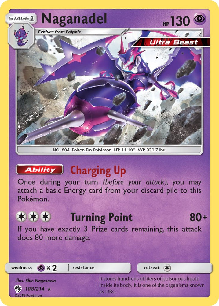 Naganadel(108/214) (Theme Deck Exclusive) [Sun &amp; Moon: Lost Thunder] 