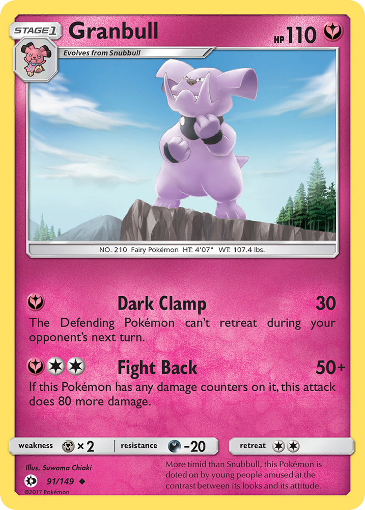 Granbull (91/149) [Sun &amp; Moon: Base Set] 