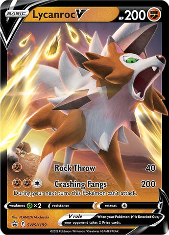 Lycanroc V (SWSH199) [Sword &amp; Shield: Black Star Promos] 