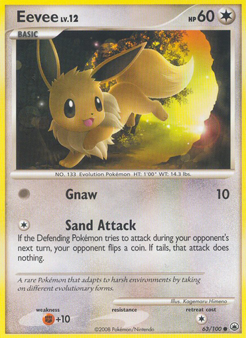 Eevee (63/100) [Diamond &amp; Pearl: Majestic Dawn] 