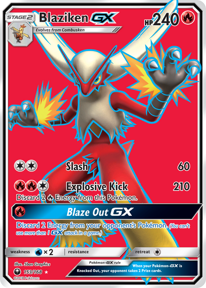 Blaziken GX (153/168) [Sun &amp; Moon: Celestial Storm] 