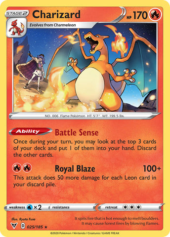 Charizard (025/185) [Sword &amp; Shield: Vivid Voltage] 