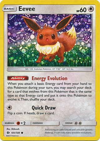 Eevee (101/149) (General Mills Promo) [Sun &amp; Moon: Base Set] 