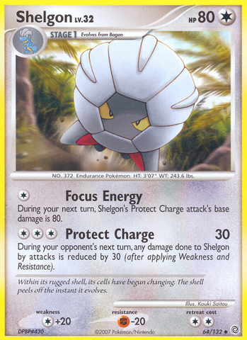 Shelgon (64/132) [Diamond &amp; Pearl: Secret Wonders] 
