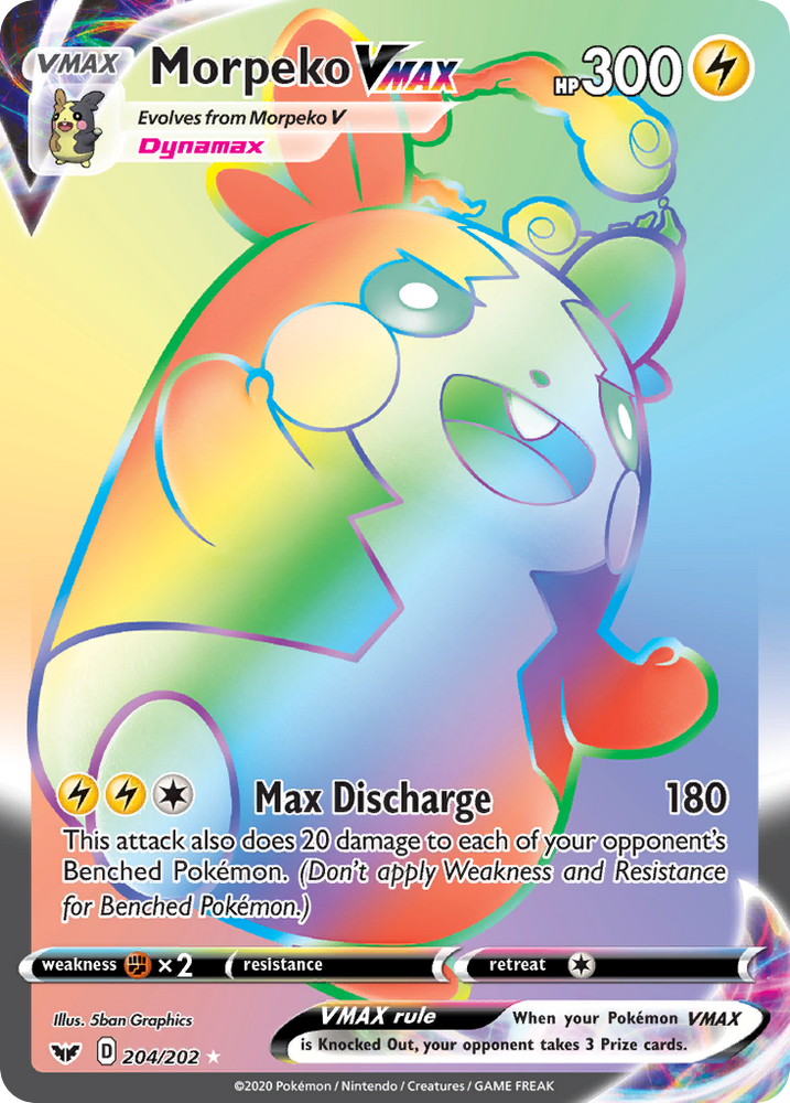 Morpeko VMAX (204/202) [Sword &amp; Shield: Base Set] 