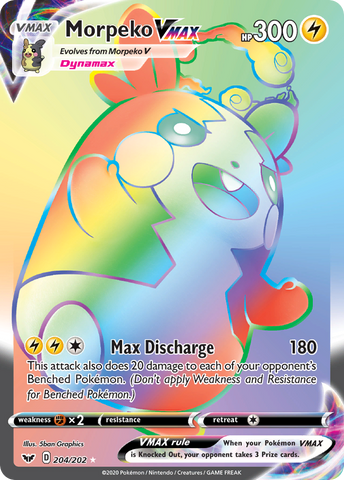 Morpeko VMAX (204/202) [Sword &amp; Shield: Base Set] 