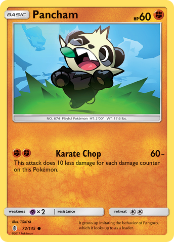 Pancham (72/145) [Sun &amp; Moon: Guardians Rising] 