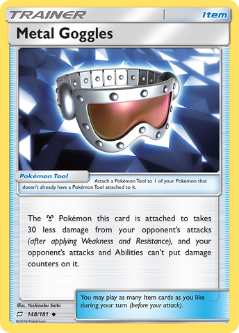 Metal Goggles (148/181) [Sun &amp; Moon: Team Up] 