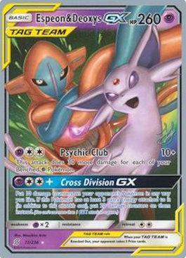 Espeon &amp; Deoxys GX (72/236) (Perfection - Henry Brand) [World Championships 2019] 