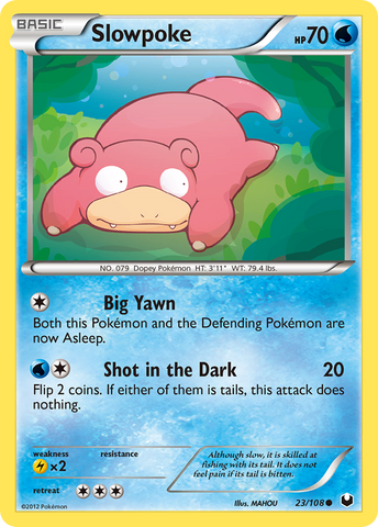 Slowpoke (23/108) [Black &amp; White: Dark Explorers] 