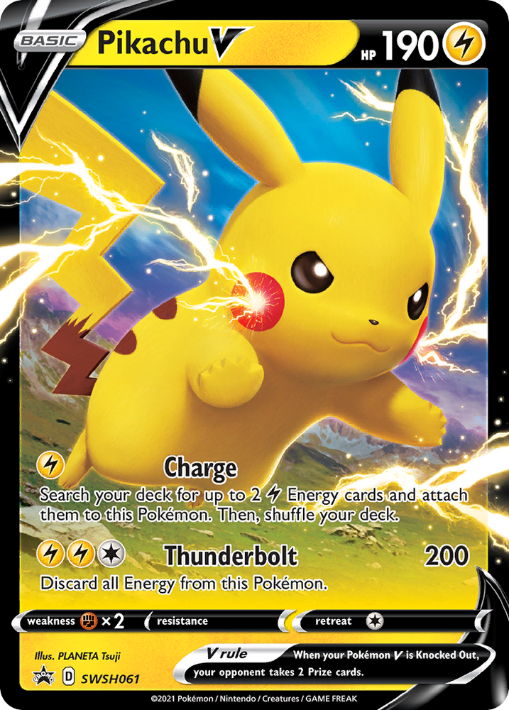 Pikachu V (SWSH061) [Sword &amp; Shield: Black Star Promos] 